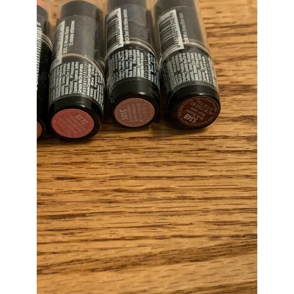 (7) Wet n Wild Silk Finish Lipstick Mink Java Pink Frost Bare Affair Aflame Berr